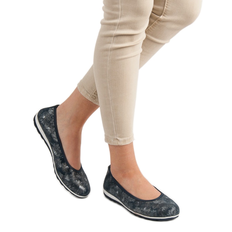 Filippo Kožne balerinke plava 1