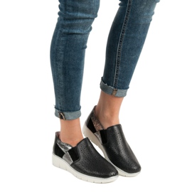 Filippo Crne Slip On cipele crna 1