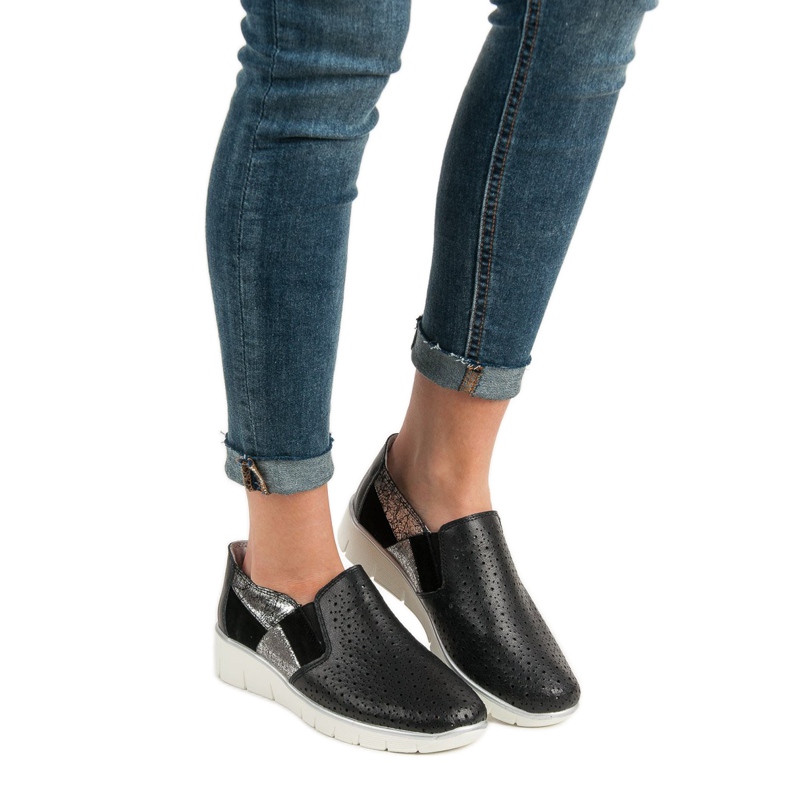 Filippo Crne Slip On cipele crna 1