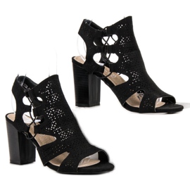 Goodin Modne crne sandale crno 2