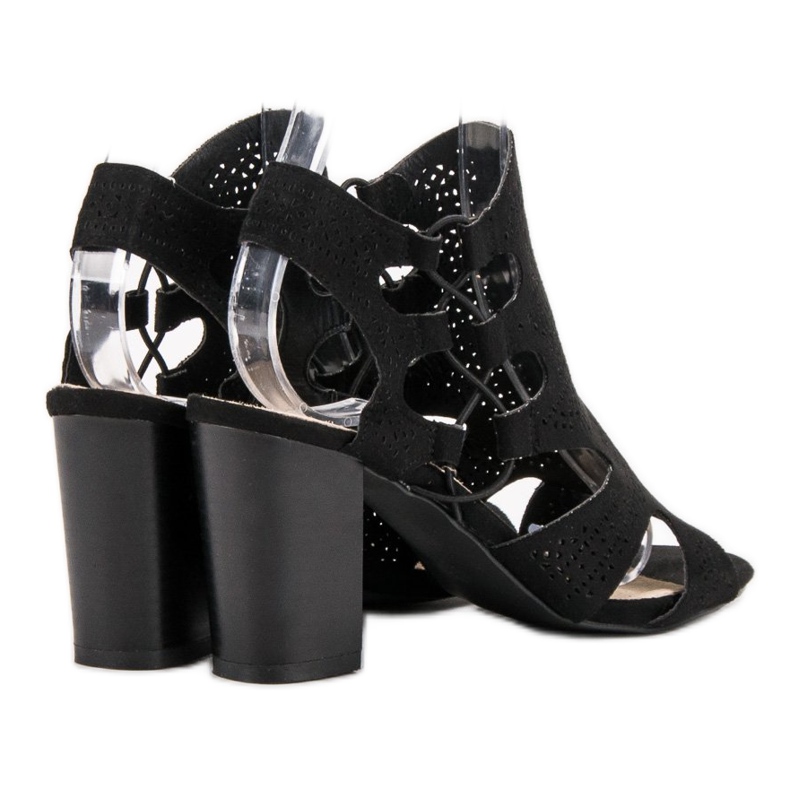 Goodin Modne crne sandale crno 1