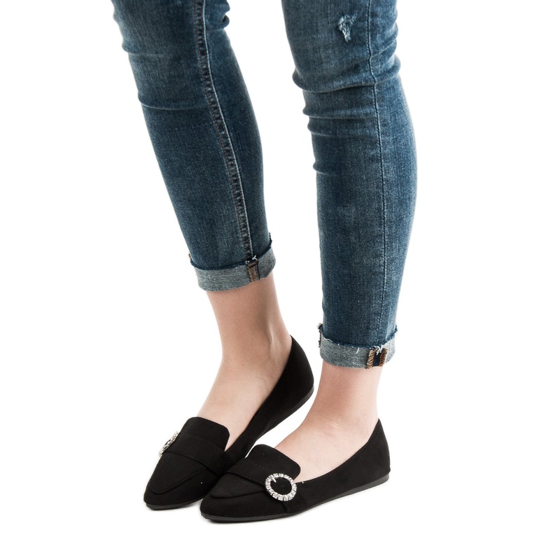 Ch. Creation Elegantne mokasine crna 1