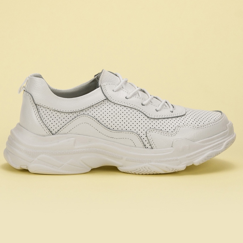 Goodin Bijele kožne tenisice bijela 2