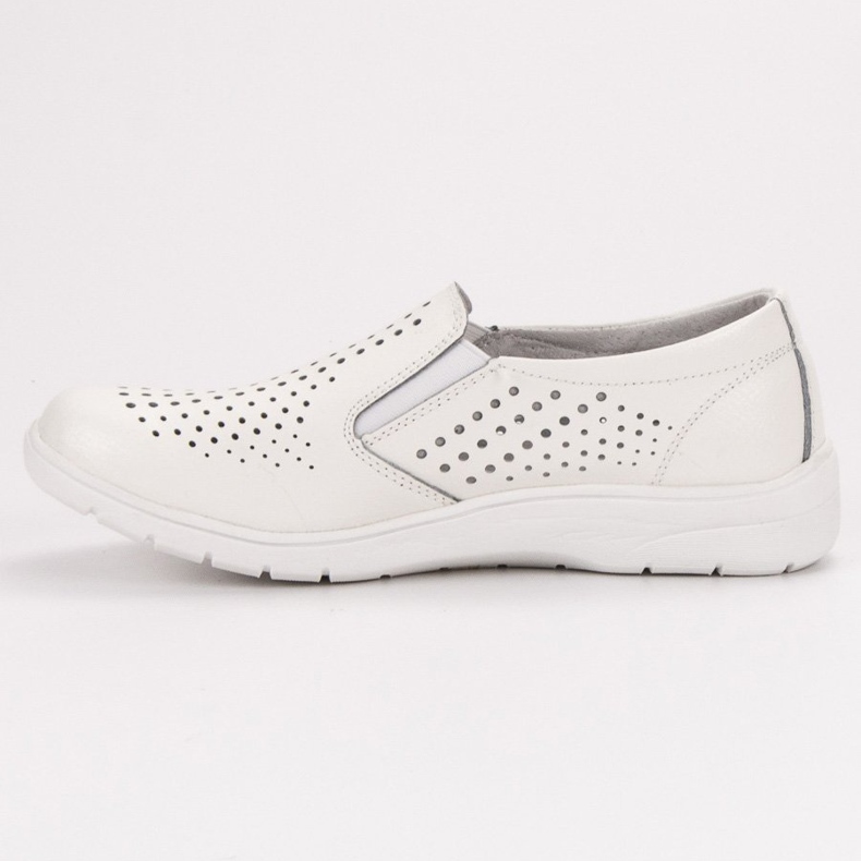 Kylie Bijele kožne cipele bijela 2