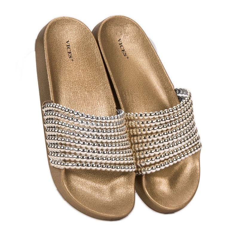 Modne VICES papuče žuta boja 1