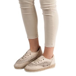 Cipele sa šljokicama VICES smeđa 1