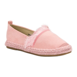 Lily Shoes Espadrile s rubovima ružičasta 1
