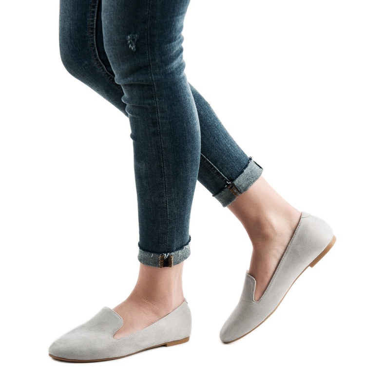 Lily Shoes Suede Lords siva 1