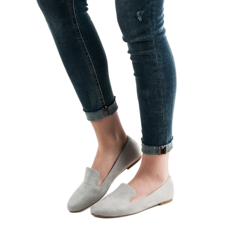 Lily Shoes Suede Lords siva 2