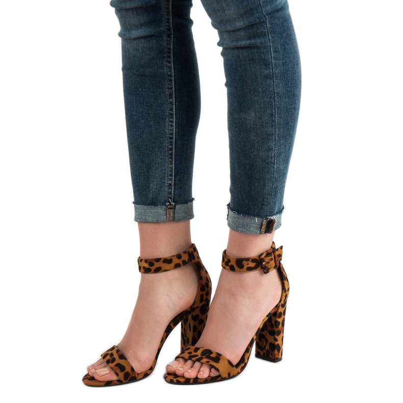 Goodin Sandale na šanku smeđa 2