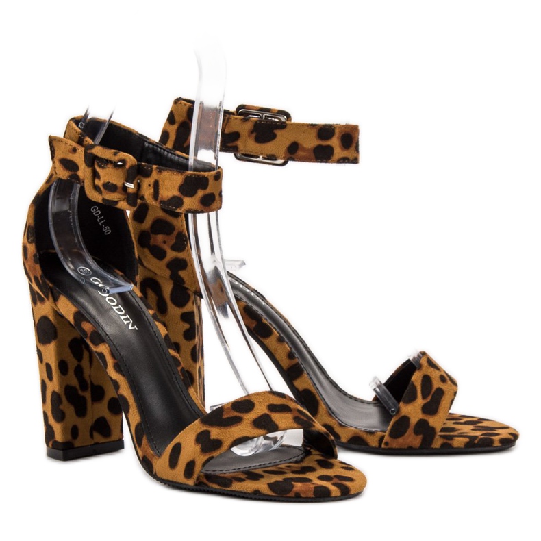 Goodin Sandale na šanku smeđa 1