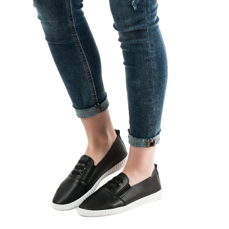 Super Mode Crne tenisice crna 1