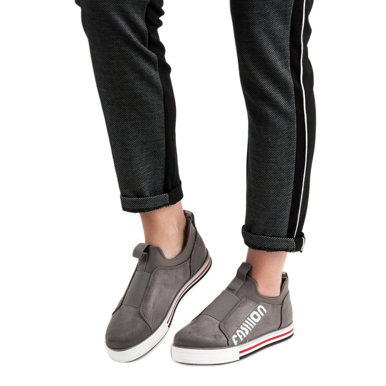 SHELOVET Modne sportske cipele siva 1