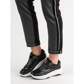 SHELOVET Tenisice na platformi crna 1