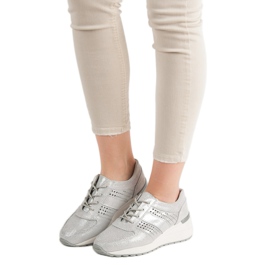 Kožne cipele VINCEZA siva 2