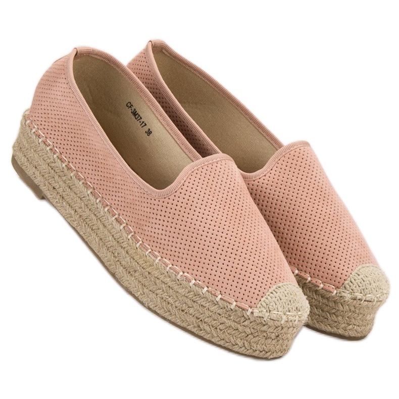 Best Shoes Lordsy na platformi ružičasta 1