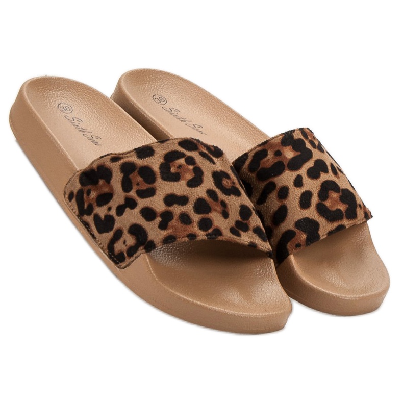 SHELOVET Sportske papuče od antilopa smeđa 2