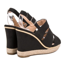 Primavera Crne sandale crna 1