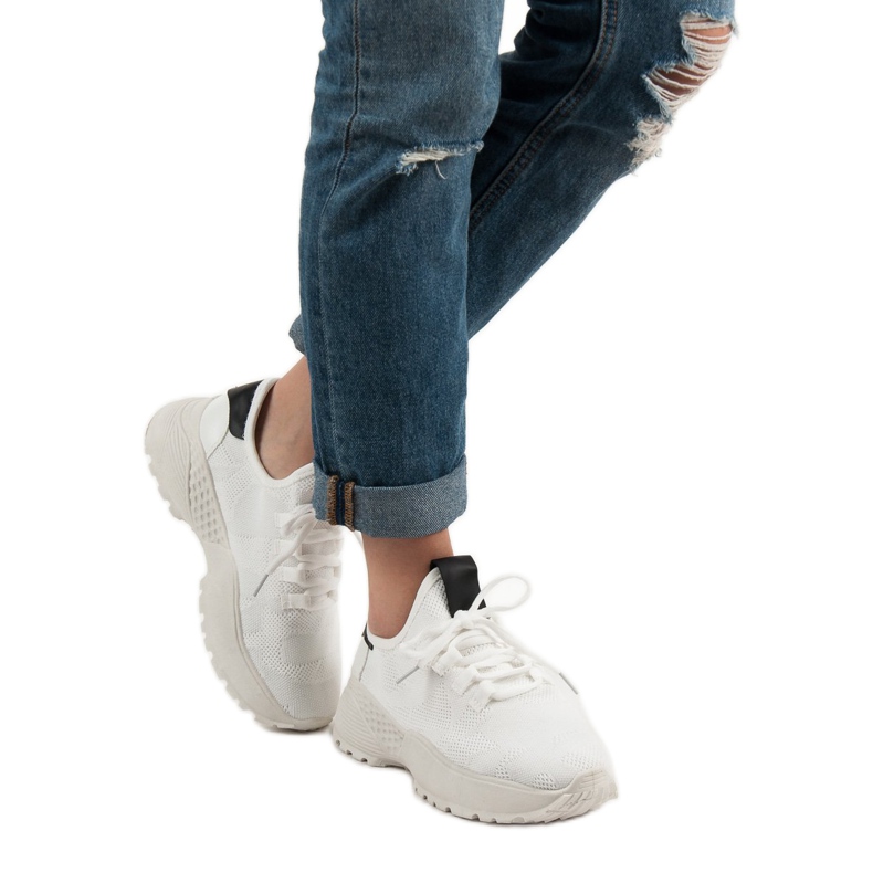 VICES Tekstilne sportske cipele bijela 2