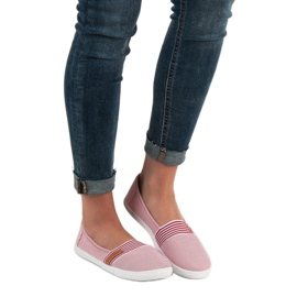 Udobni VICES Slipony bijela crvena 1