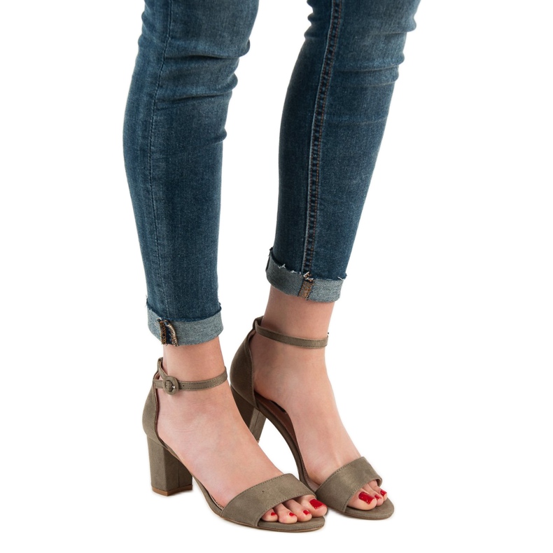 Elegantne sandale VICES zelena 2