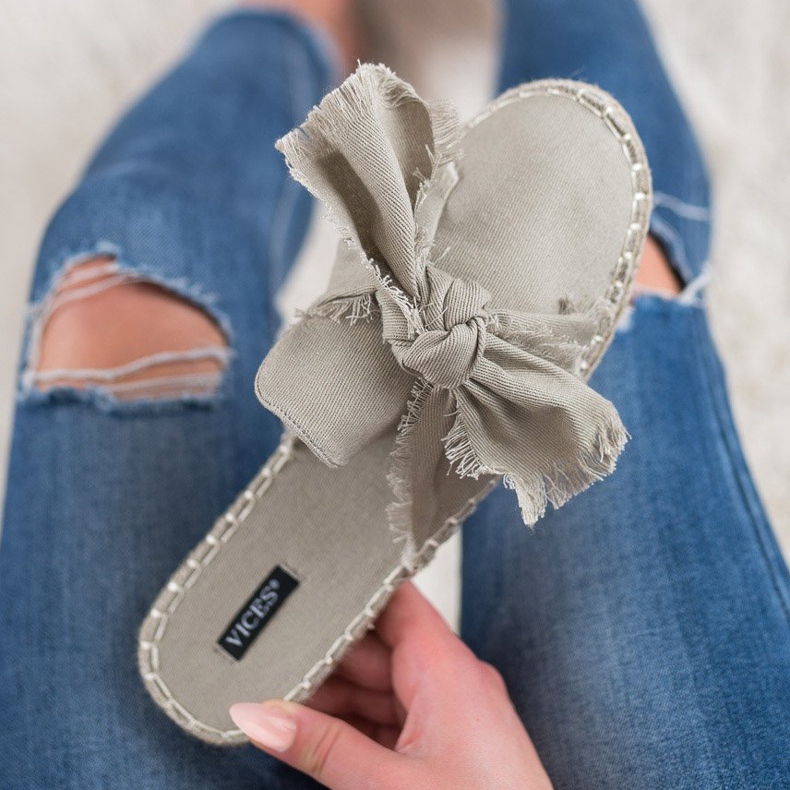 Ugrađene VICES papuče smeđa 2