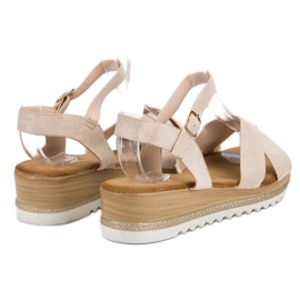 Bello Star Sandale od antilopa smeđa 1