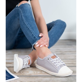 SHELOVET Espadrile na vezanje žuta boja 2