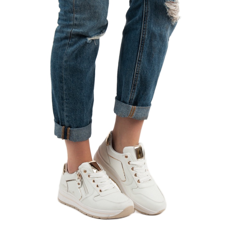 SHELOVET Bijele sportske cipele bijela 1