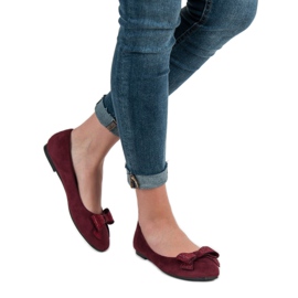 Best Shoes Maroon balerine crvena 2