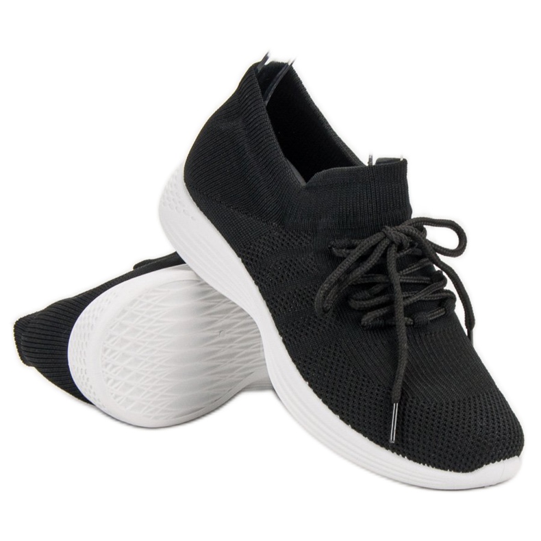 SHELOVET Tekstilna sportska obuća crno 1