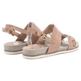 Evento Puder otvorene sandale ružičasta 1