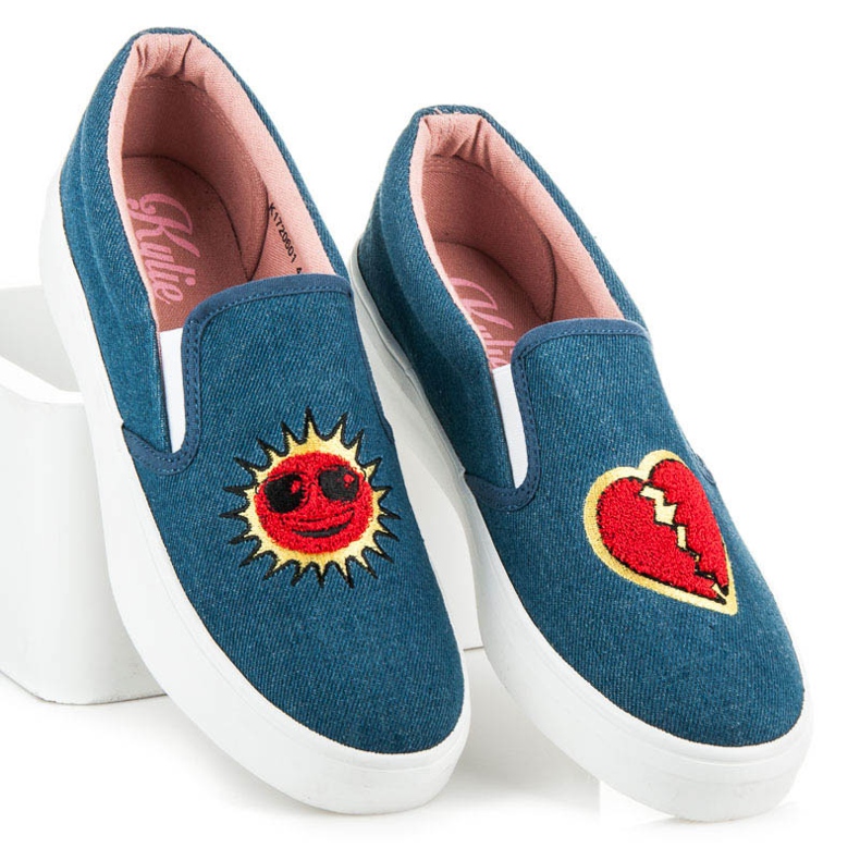 Kylie Traper tenisice s zakrpama plava 2