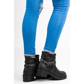 Erynn Chelsea čizme s kopčama crno 1