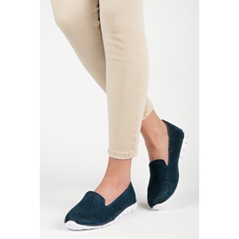 Vinceza Ažurni kožni lordovi tamnoplava 2