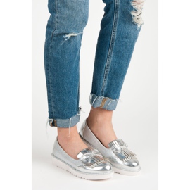 Mokasine na platformi VICES siva 1