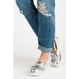 Mokasine na platformi VICES siva 2