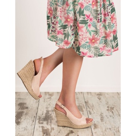 Renda Modne antilop sandale smeđa 2