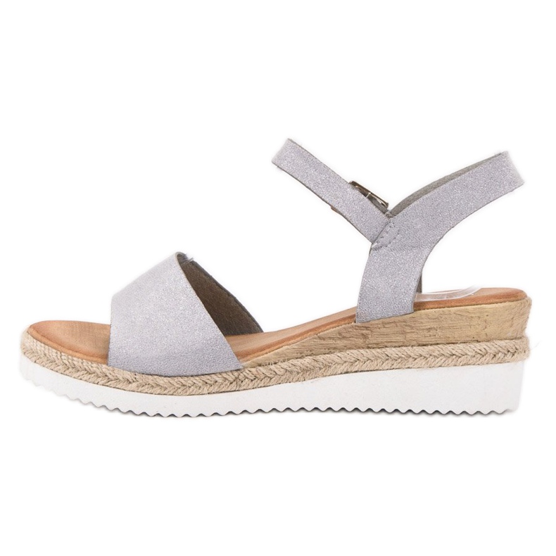 SDS Sive sandale sa sjajem siva 2