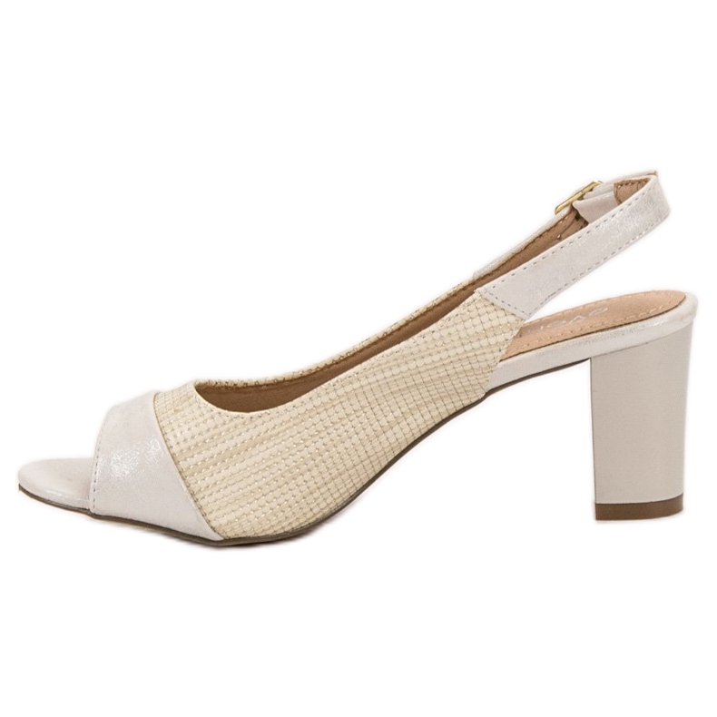 Evento Elegantne bež sandale 1