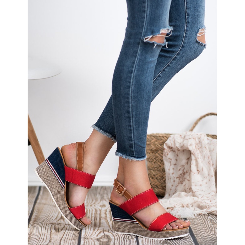 Goodin Crvene sandale crvena višebojan 2