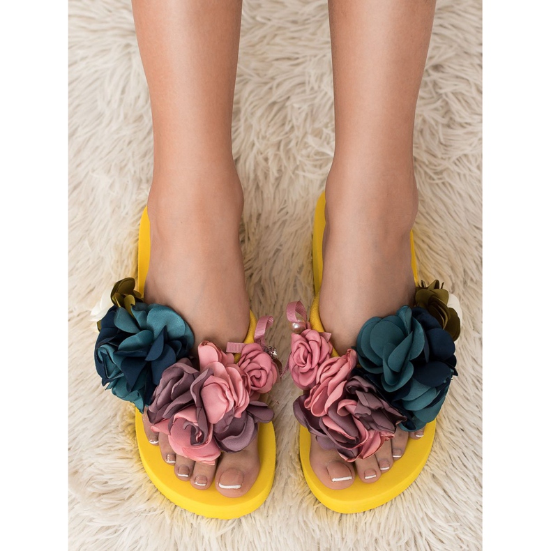 Fama Japanke s klinovima od pjene žuta boja 2