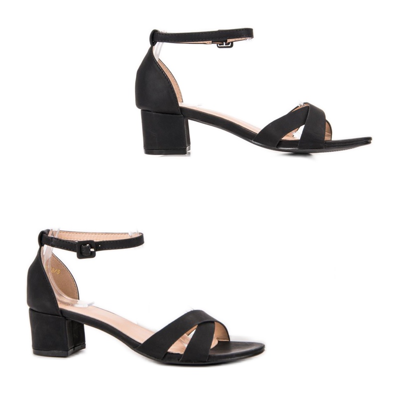 Sergio Todzi Klasične crne sandale crno 1