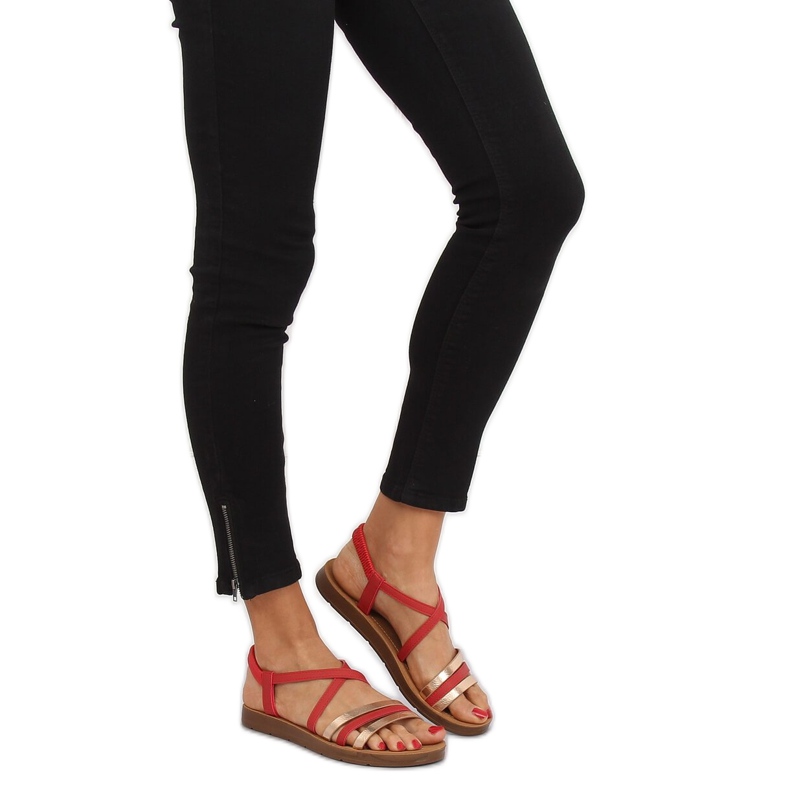 Crvene ženske sandale 2220 Red crvena 2