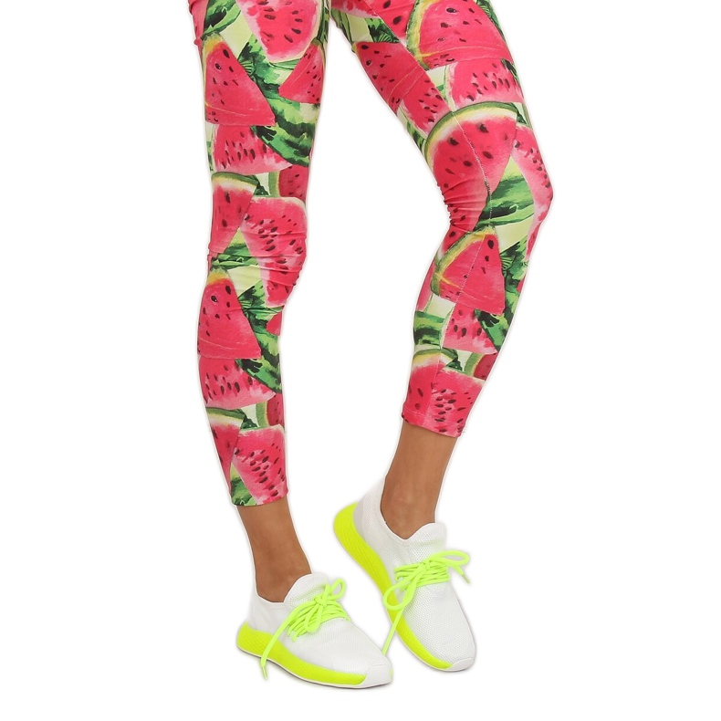 B-6851 Žute bijele i žute sportske cipele bijela žuta boja 1