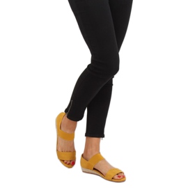 Žute sandale espadrile 9R71 Žute žuta boja 1