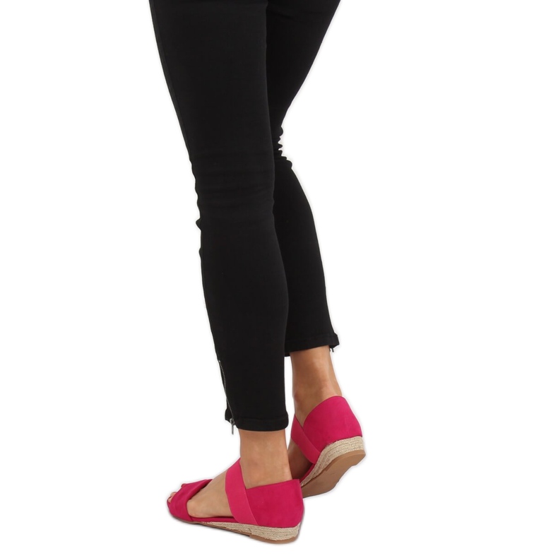 Sandale espadrile Fuchsia 9R71 Rose ružičasta 1