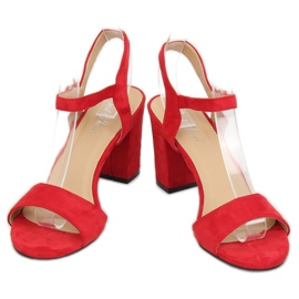Crvene sandale na postolju FH-3M25 Red crvena 1