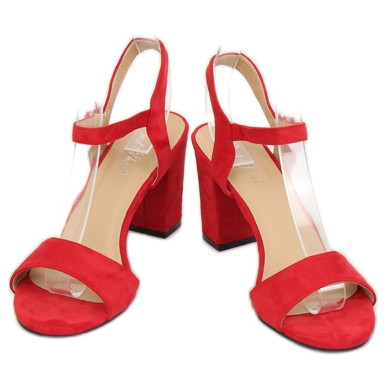 Crvene sandale na postolju FH-3M25 Red crvena 1