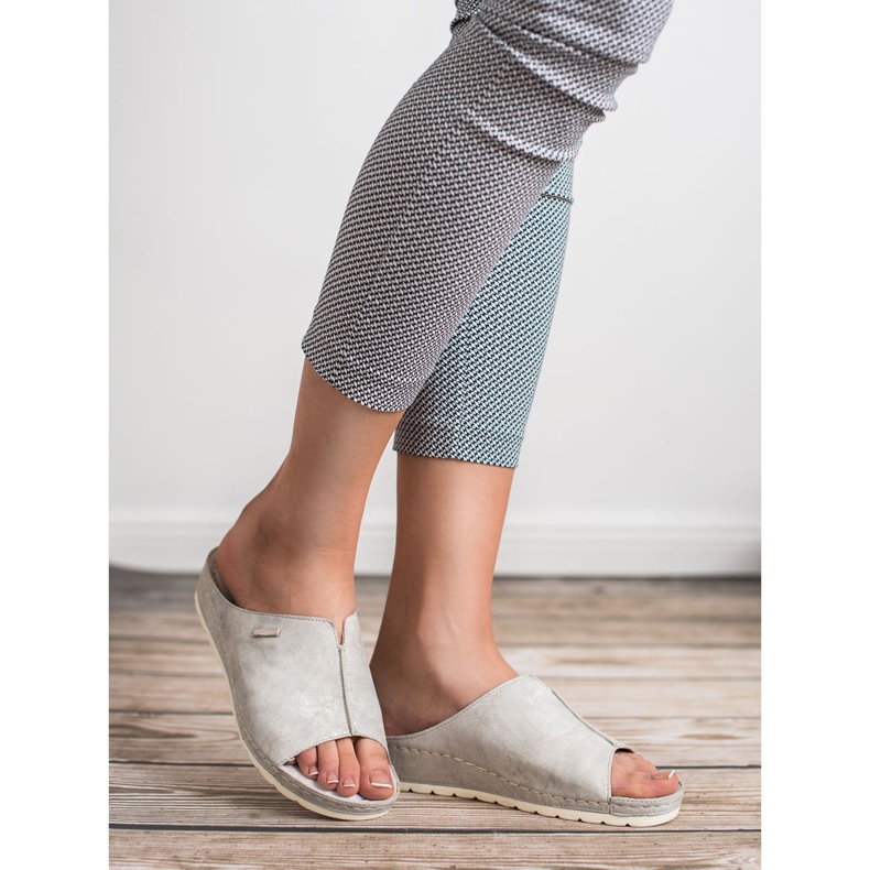 Goodin Zlatne papuče smeđa žuta boja 2